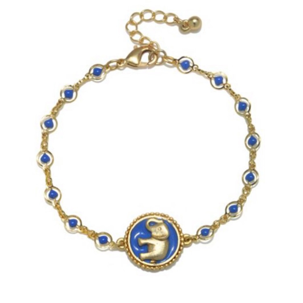 NEW beaded elephant bracelet